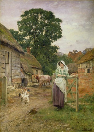 The Milkmaid by Henry John Yeend King